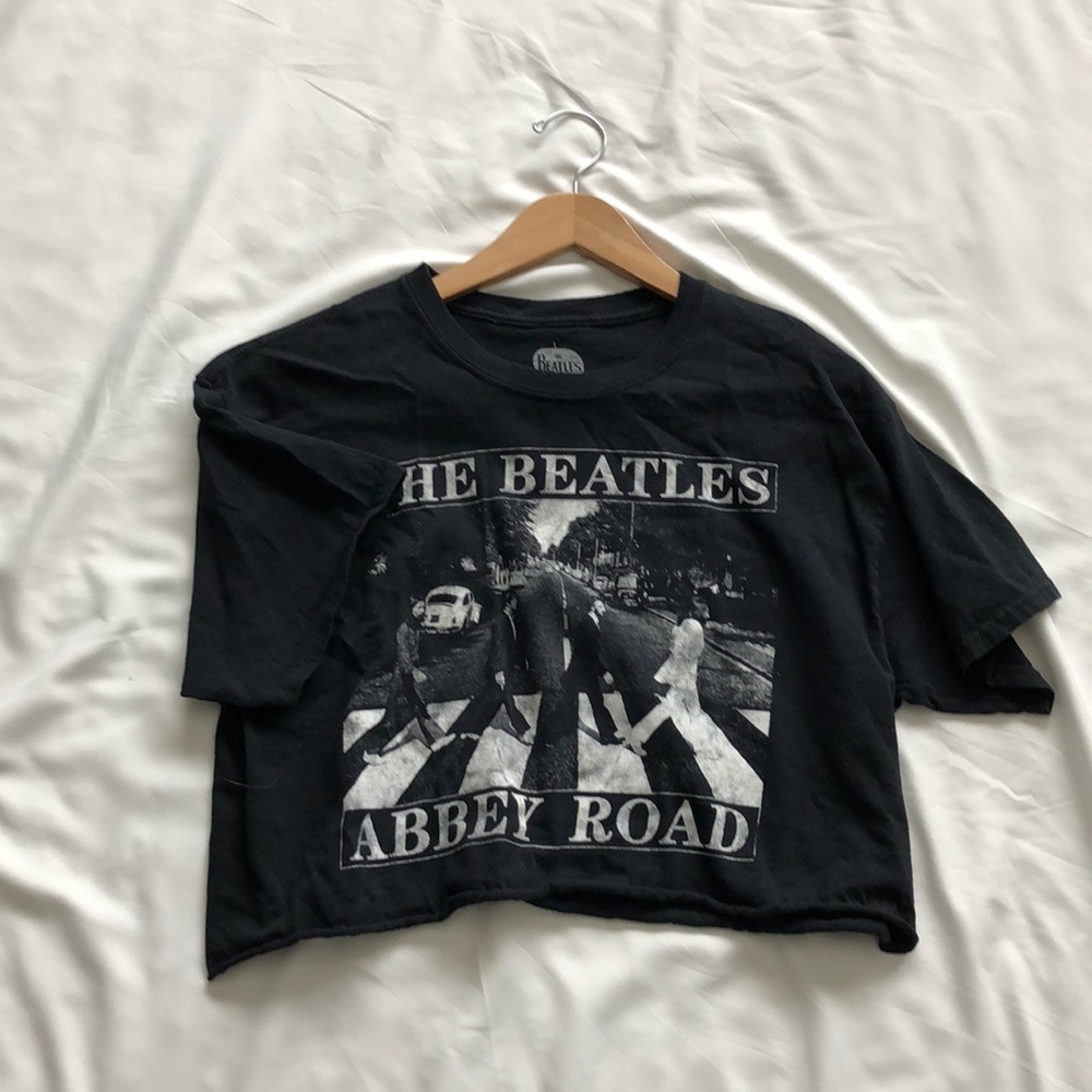 Cropped Beatles T Shirt